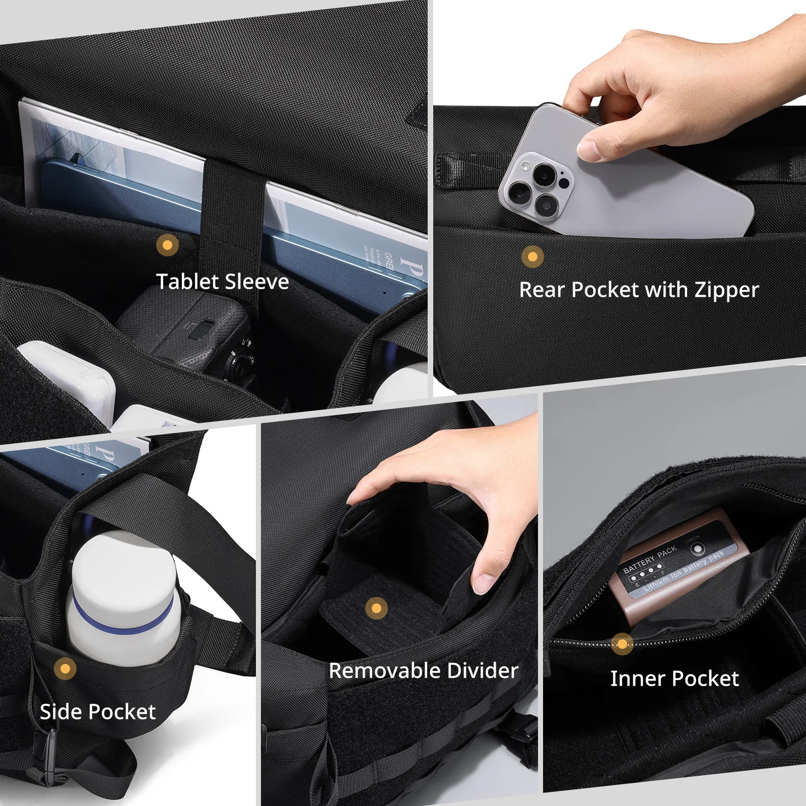 Ulanzi BC08 Camera Sling Bag B010 - Image 3