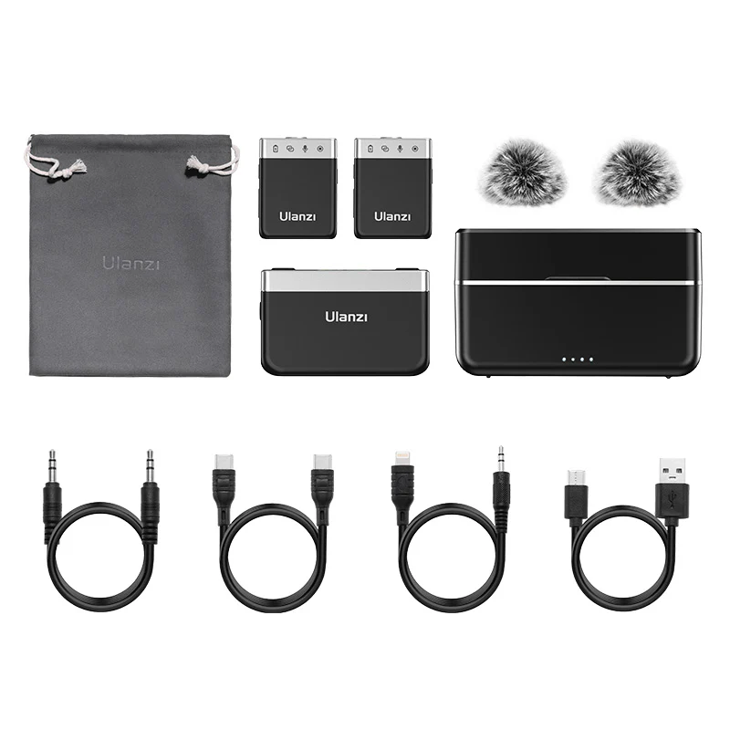 Ulanzi U-Mic AM18 Wireless Lavalier Microphone System A018GBB2 - Image 8