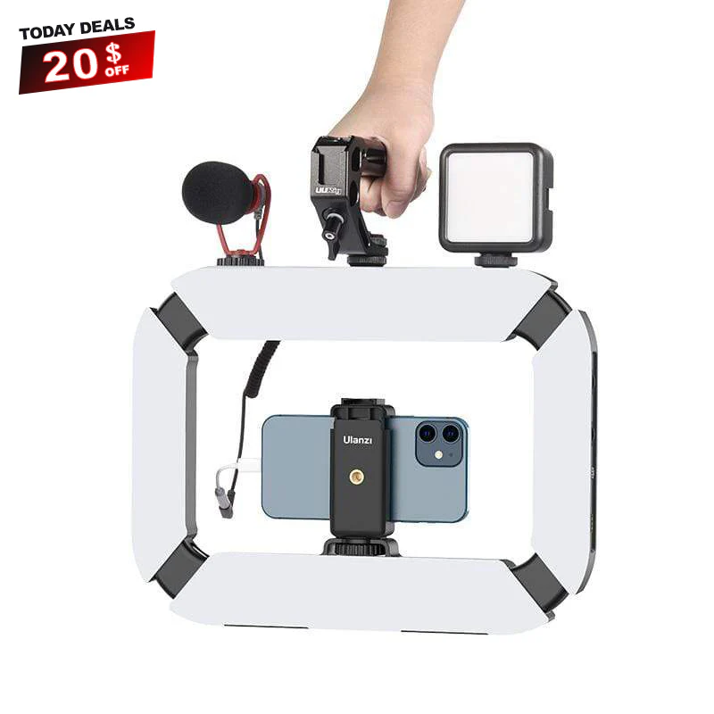 Ulanzi U200 Ring Light Video Rig 2245 - Image 12