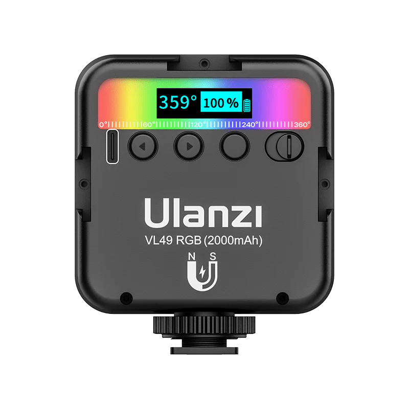 Ulanzi VL49 Rechargeable Mini RGB Light - Image 4