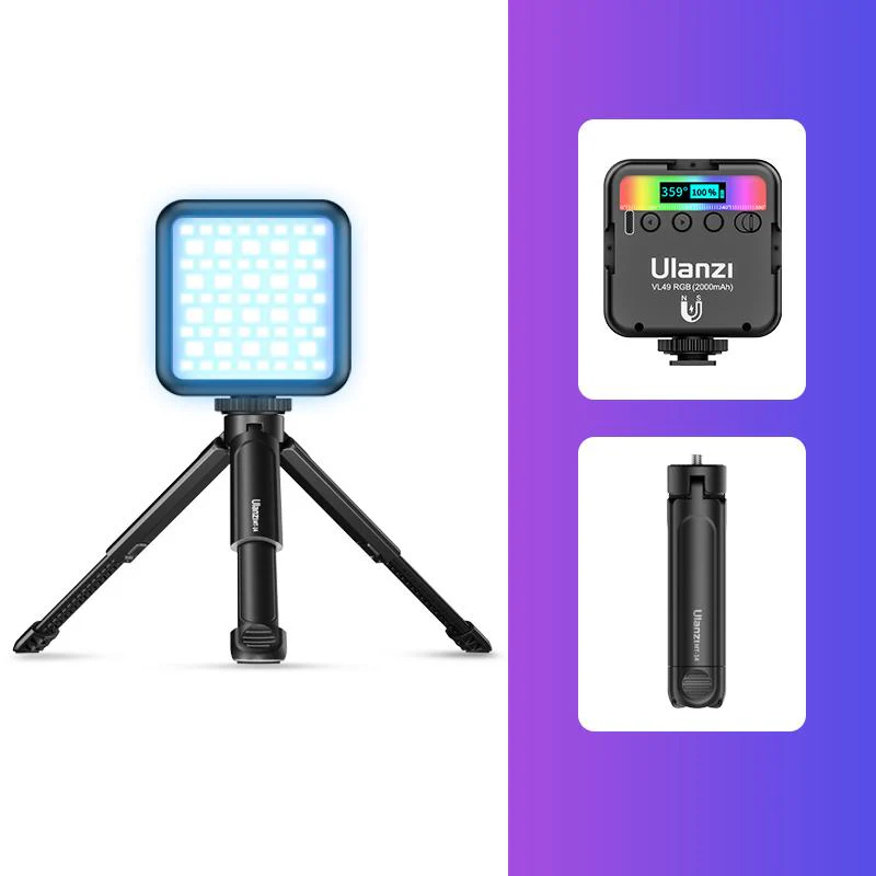 Ulanzi VL49 Rechargeable Mini RGB Light - Image 7