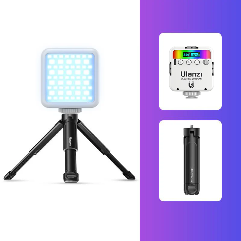 Ulanzi VL49 Rechargeable Mini RGB Light - Image 9